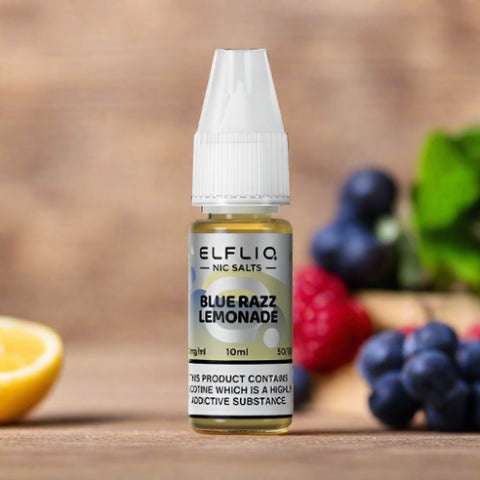 Elfliq 10ml Nic Salt by ElfBar - Blue Razz Lemonade - Smoketronics
