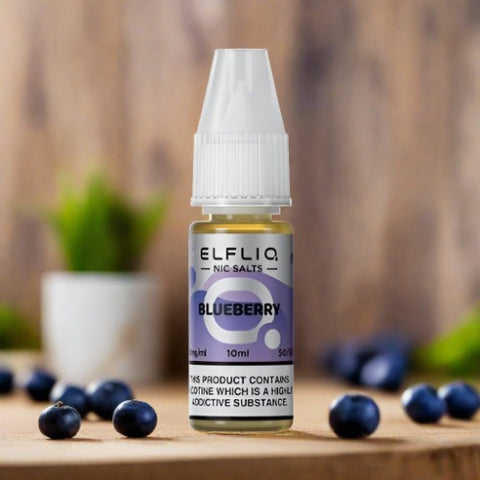 Elfliq 10ml Nic Salt by ElfBar - Blueberry - Smoketronics