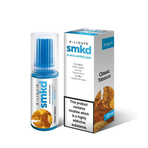 SMKD 10ml - Classic Tobacco 6mg - Smoketronics