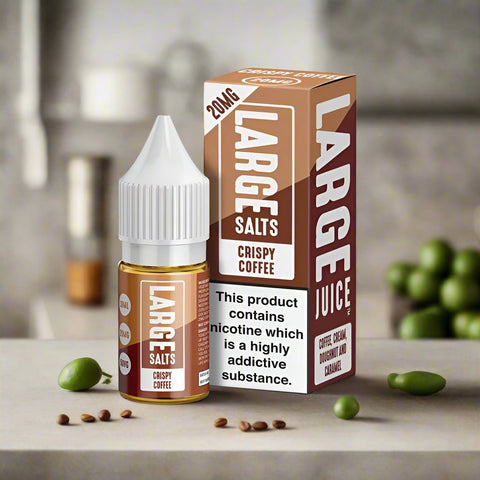 Large Salts 10ml - Crispy Coffee - Smoketronics