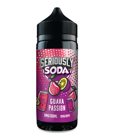 Seriously Soda by Doozy Vape - Guava Passionfruit 100ml - Smoketronics