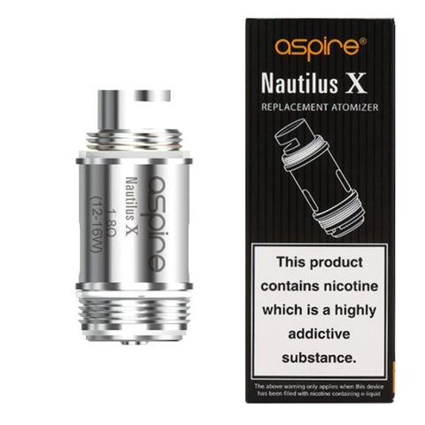 Aspire Nautilus X Coil 1.8ohm (5pcs) - Smoketronics