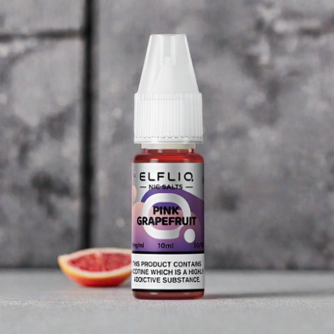 Elfliq 10ml Nic Salt by ElfBar - Pink Grapefruit - Smoketronics