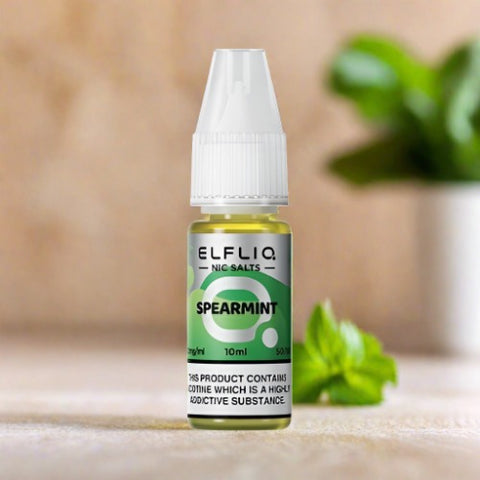 Elfliq 10ml Nic Salt by ElfBar - Spearmint - Smoketronics