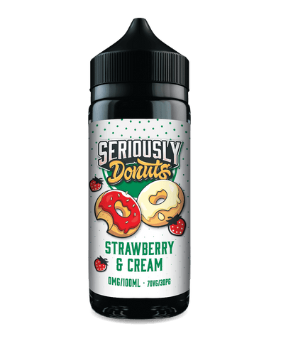 Seriously Donuts by Doozy Vape - Strawberry & Cream 100ml - Smoketronics