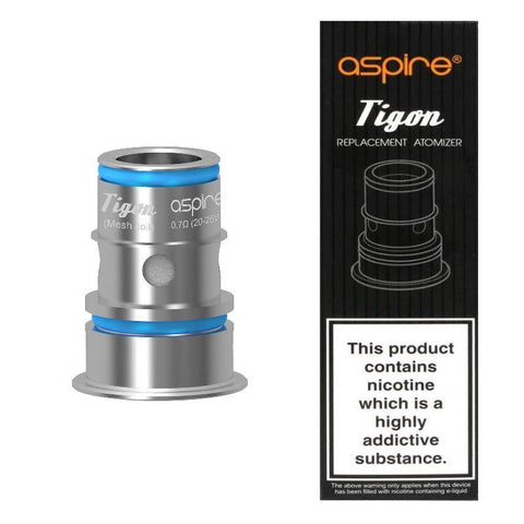 Aspire Tigon Mesh Coil 0.7ohm (5pcs) - Smoketronics
