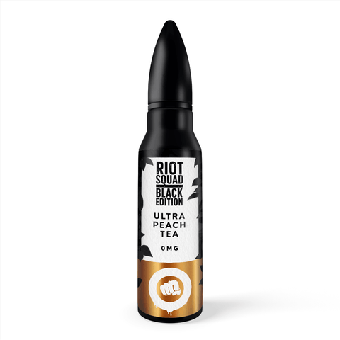 Riot Squad - Black Edition Ultra Peach Tea 50ml - Smoketronics