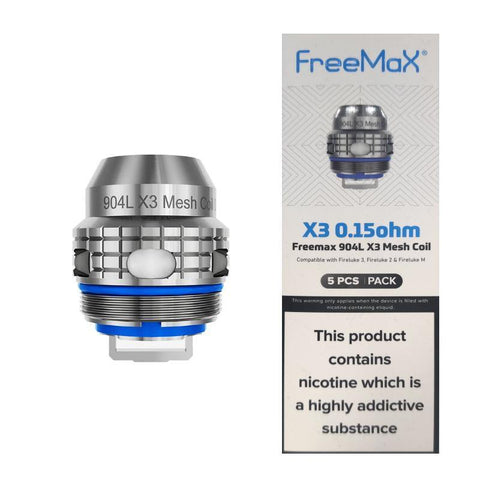 Freemax X3 Mesh Coils 0.15ohm (5pcs) - Smoketronics