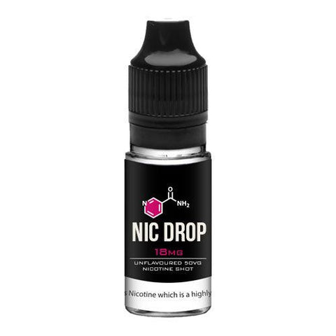 Nic Drop Nicotine Shot 10ml 18mg - Smoketronics