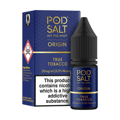 Pod Salt Origin - True Tobacco 10ml (Discontinued) - Smoketronics
